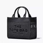 Marc Jacobs THE WOVEN DTM MINI TOTE BAG BLACK