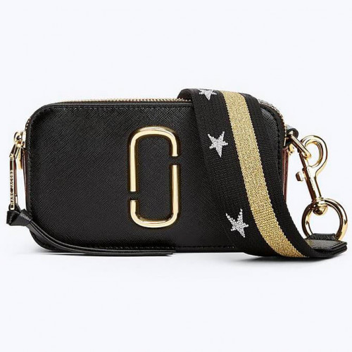 Сумка Marc Jacobs Snapshot Black Yellow