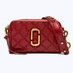 Сумка Marc Jacobs The Quilted Softshot 21 Berry