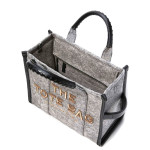 Сумка-тоут Marc Jacobs THE FELT FLANNEL MEDIUM TOTE BAG HEATHER GREY