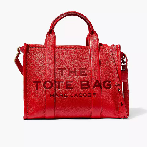 Сумка-тоут Marc Jacobs THE LEATHER MEDIUM TOTE BAG TRUE RED